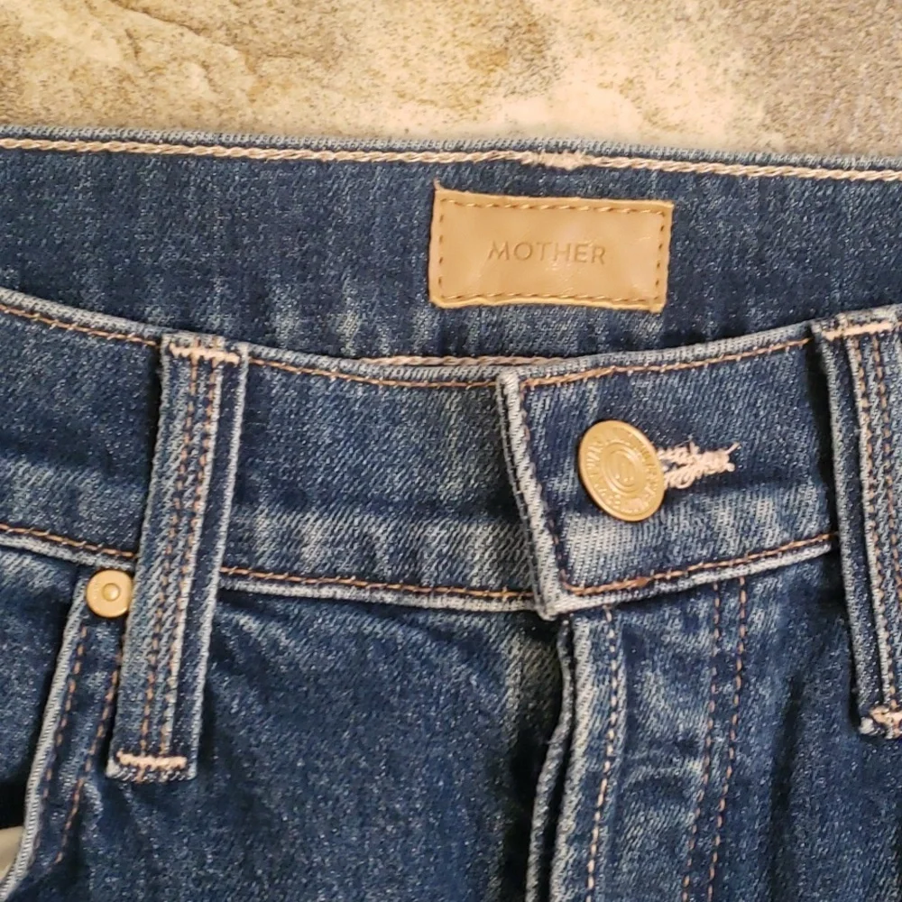 MOTHER 26 2 The Tripper Ankle Fray Jeans Denim Nature Touch Base - Picture 2 of 8